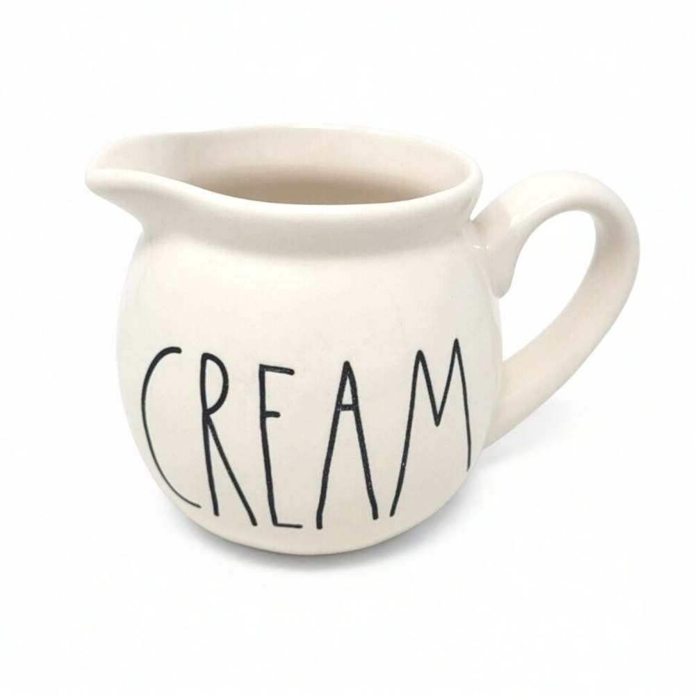 Rae Dunn Magenta Ceramic Milk Pitcher Stoneware Farmhouse Minimalist 3.75 Inch